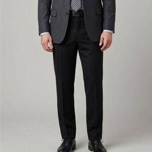 Pronto Uomo Couture Men's Size 33 Wool Dress Pants Trousers Slacks Black #77219